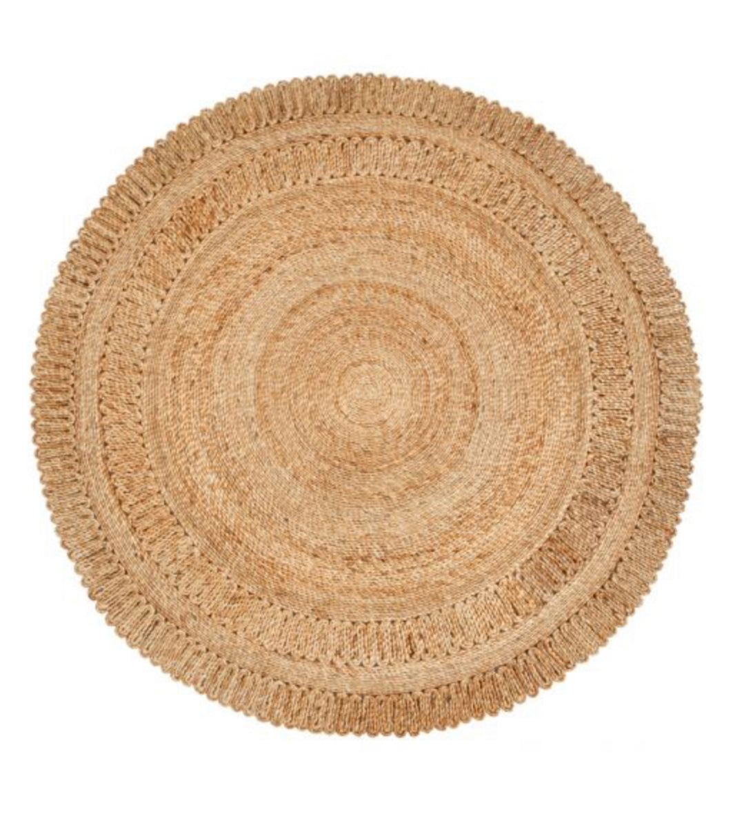 Magnolia Jute Round Rug Coastal Road