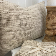 Bergen Ombré Natural/white cushion