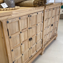 Load image into Gallery viewer, Narni Elm sideboard with metal studs detail