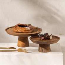 Load image into Gallery viewer, Jali Wooden Cake Stand