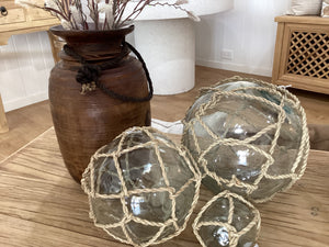 Glass Balls with Netting