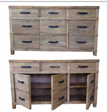 Load image into Gallery viewer, Recycled Natural Elm Door/Draw Sideboard no